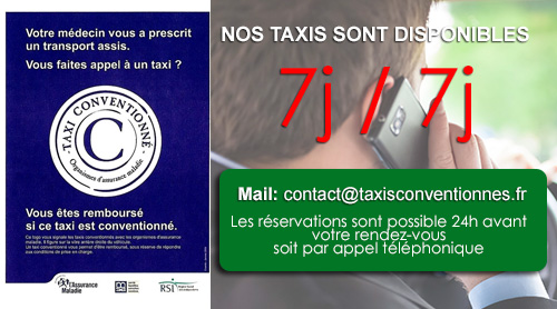Taxi conventionné Parisien 